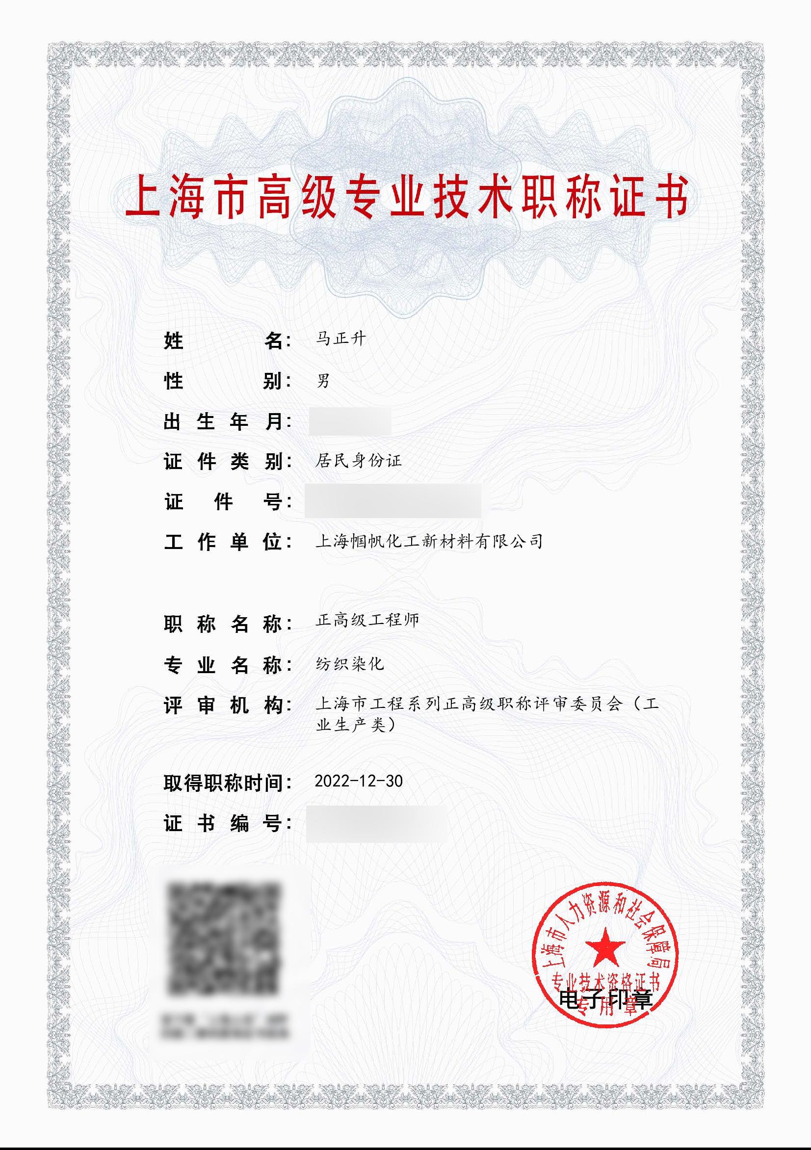 教授級(jí)高級(jí)工程師